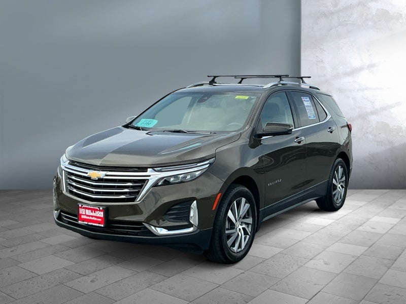 2024 Chevrolet Equinox Premier in Harvest Bronze Metallic — front three-quarter view