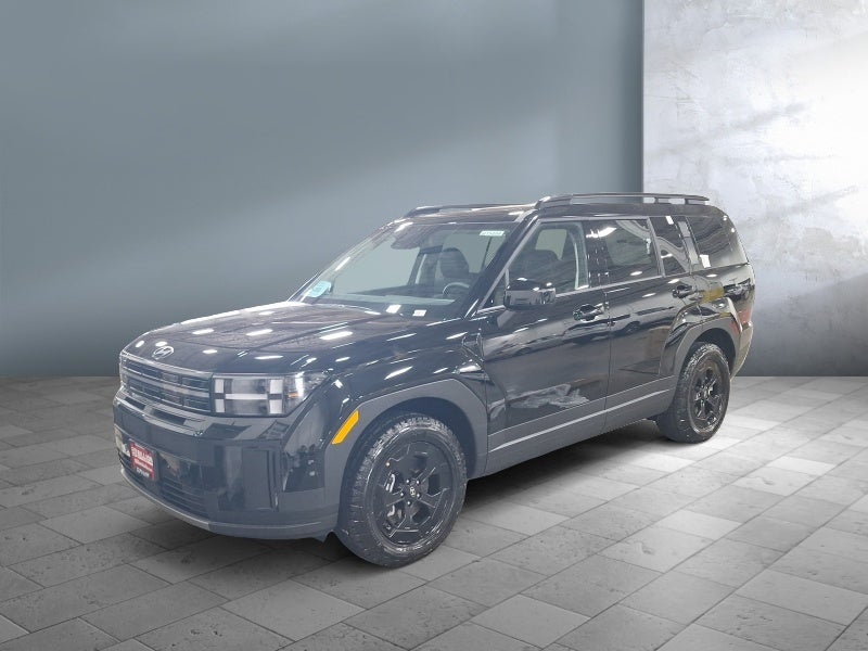 2026 Hyundai SANTA FE XRT in Phantom Black — front three-quarter view