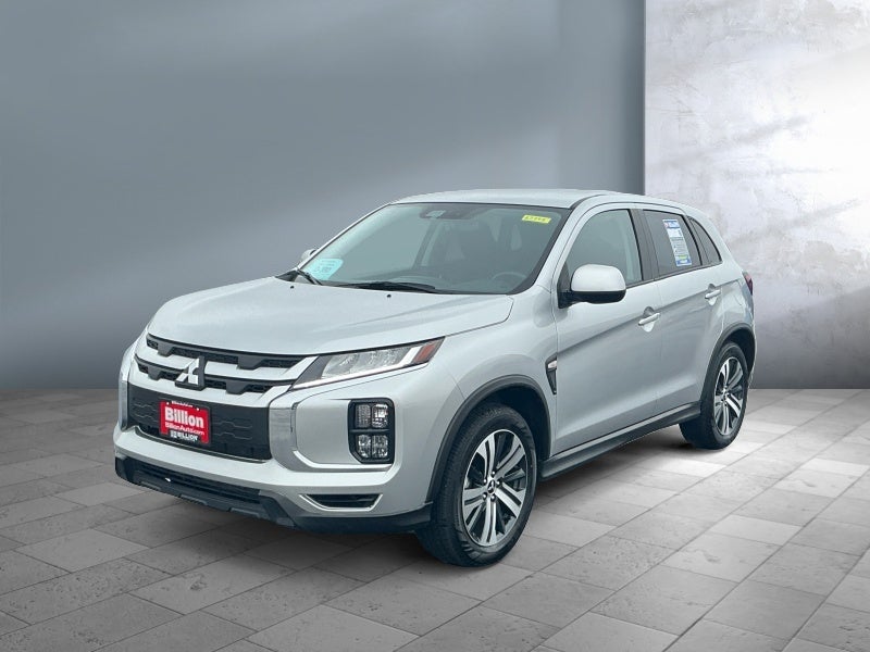 2025 Mitsubishi Outlander Sport ES in Alloy Silver Metallic — front three-quarter view