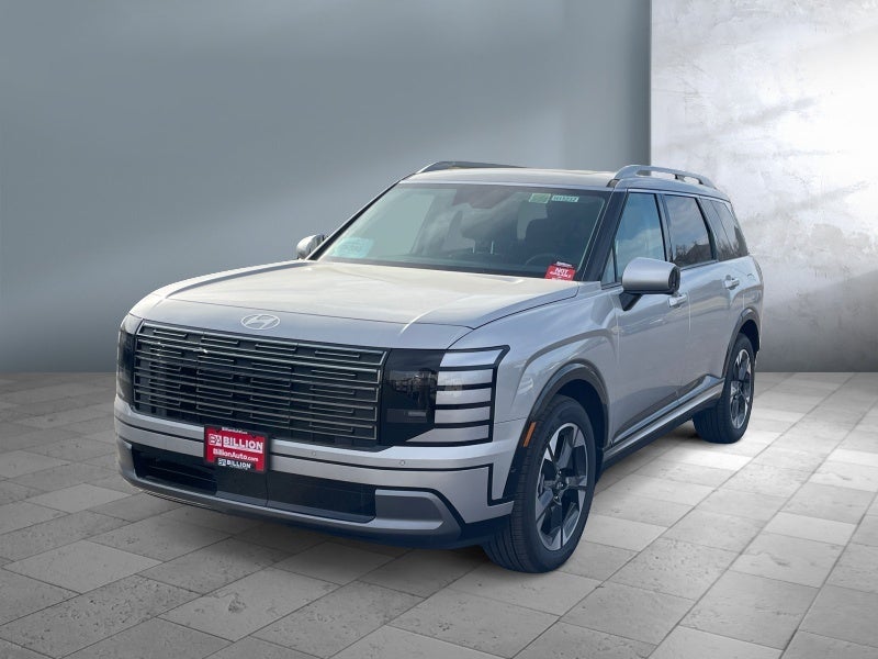 2026 Hyundai PALISADE Limited in Typhoon Silver Metallic — front three-quarter view
