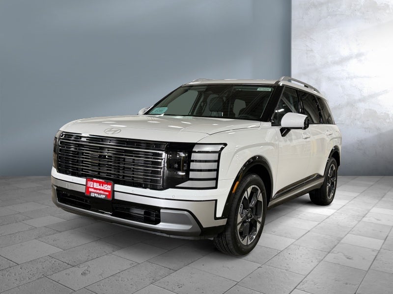 2026 Hyundai PALISADE Limited in Creamy White Pearl — front three-quarter view