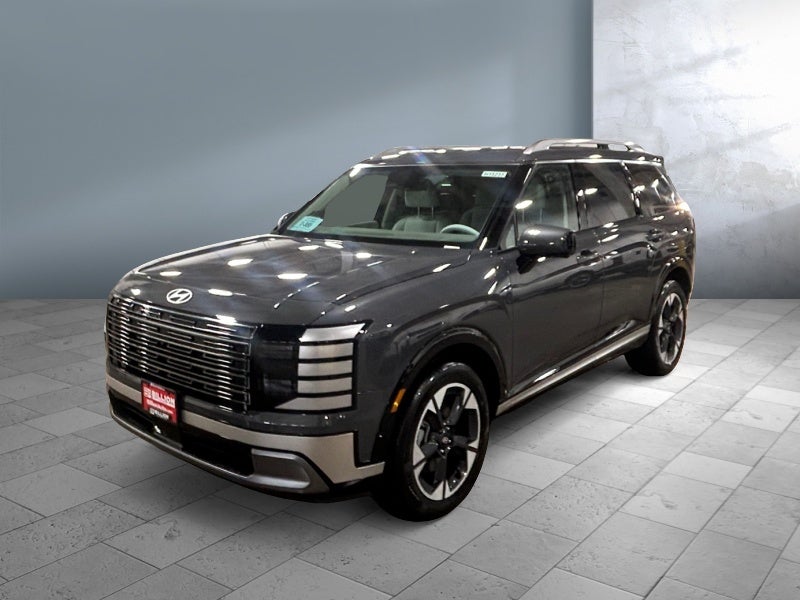 2026 Hyundai PALISADE Limited in Ecotronic Gray Pearl — front three-quarter view