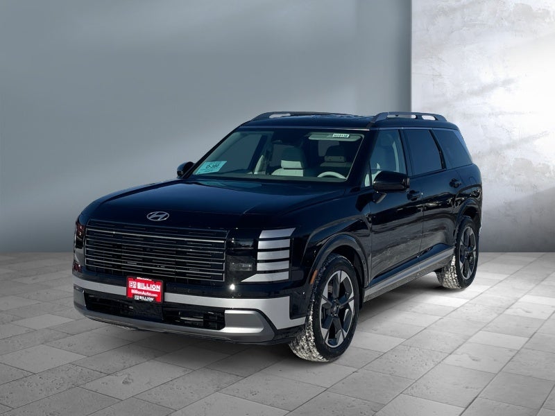 2026 Hyundai PALISADE Limited in Abyss Black Pearl — front three-quarter view